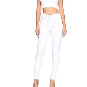 Blue Age White High Rise Jeans
